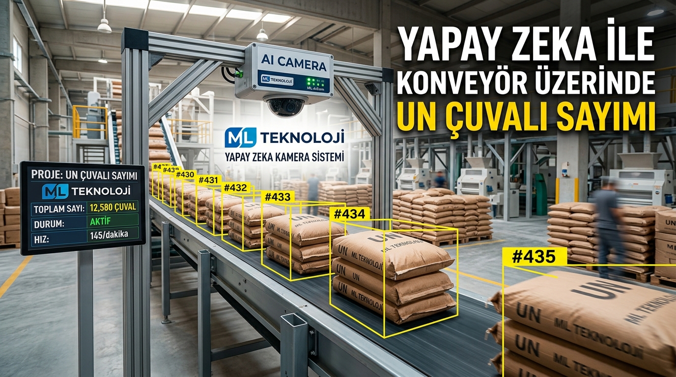 AI-Powered Flour Bag Counting on Conveyor Lines