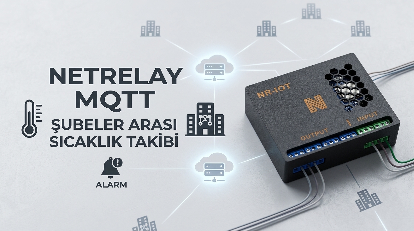 Inter-Branch Temperature and Alarm Monitoring with NetRelay and MQTT